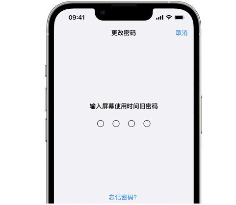 正阳iPhone屏幕维修分享iPhone屏幕使用时间密码忘记了怎么办 