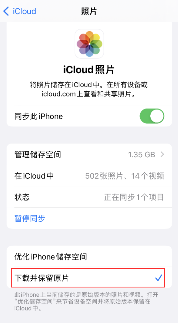 正阳苹果手机维修分享iPhone 无法加载高质量照片怎么办 