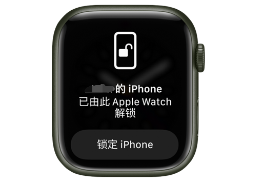 正阳苹果手机维修分享用 AppleWatch 解锁配备面容 ID 的 iPhone方法 