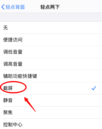 正阳苹果手机维修分享iPhone12如何启用双击截屏 